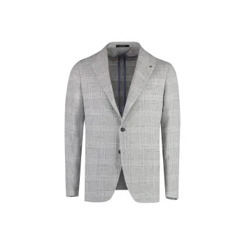 Tagliatore Checked Single Breasted Blazer