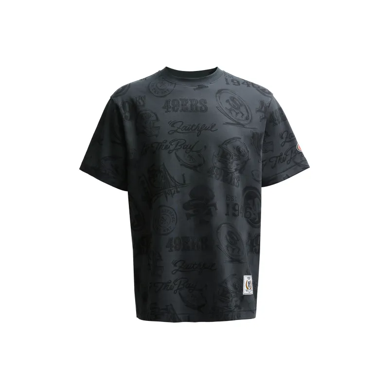 SEASON HIGH x NFL T Shirt Unisex Black Sand Color-0