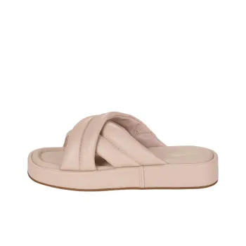 Clarks Rubber Sole Slip Resistant Slide Slippers Women's Pink