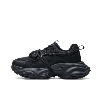 Kappa Back to Back Lightweight Thermal Low Top Chunky Sneakers Women's Black