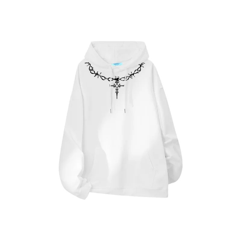 Kepu Sweatshirt Unisex Black White Logo-6