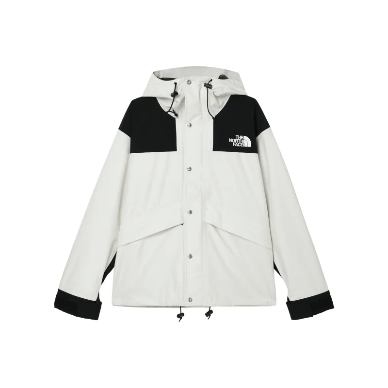 THE NORTH FACE 1986 Series Hiking Waterproof And Windproof To Keep Warm Windbreaker Jacket Unisex White-0