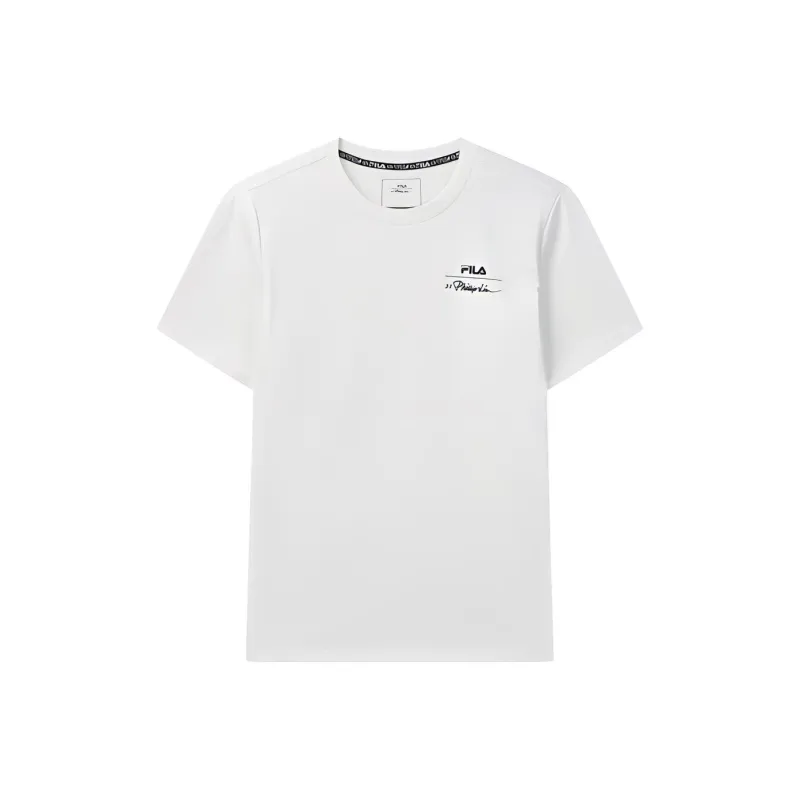 3.1 Phillip Lim X FILA 3.1 Phillip Lim Collaboration Collection T-Shirts Men Champagne White-0
