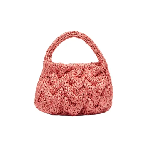 JW Anderson Raffia Handbag Small Size Women's Pink