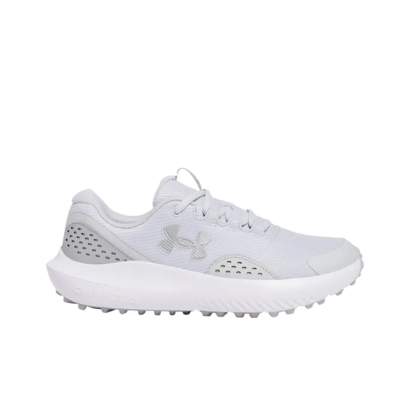 Under Armour UA Surge Low Top Golf Shoes Men's Gray White-1