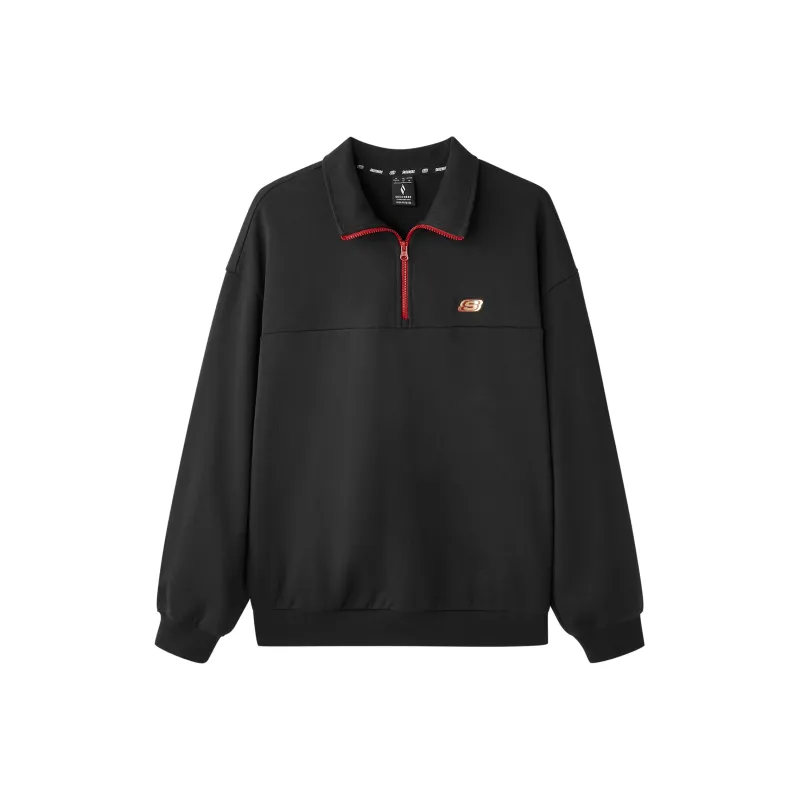 Skechers New Year Sweatshirt Unisex Carbon Black-0