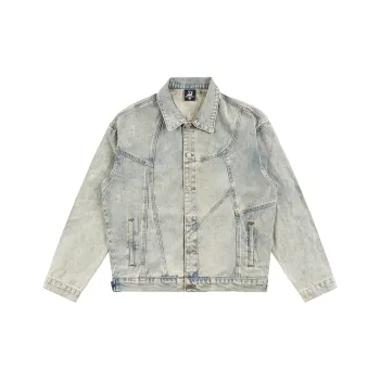 XINYINSU Denim Jacket Unisex Black