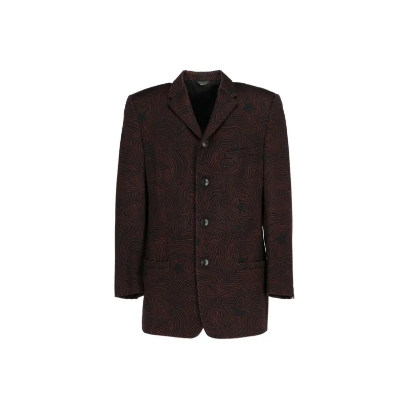 VERSACE 1990s Star print Blazer-0