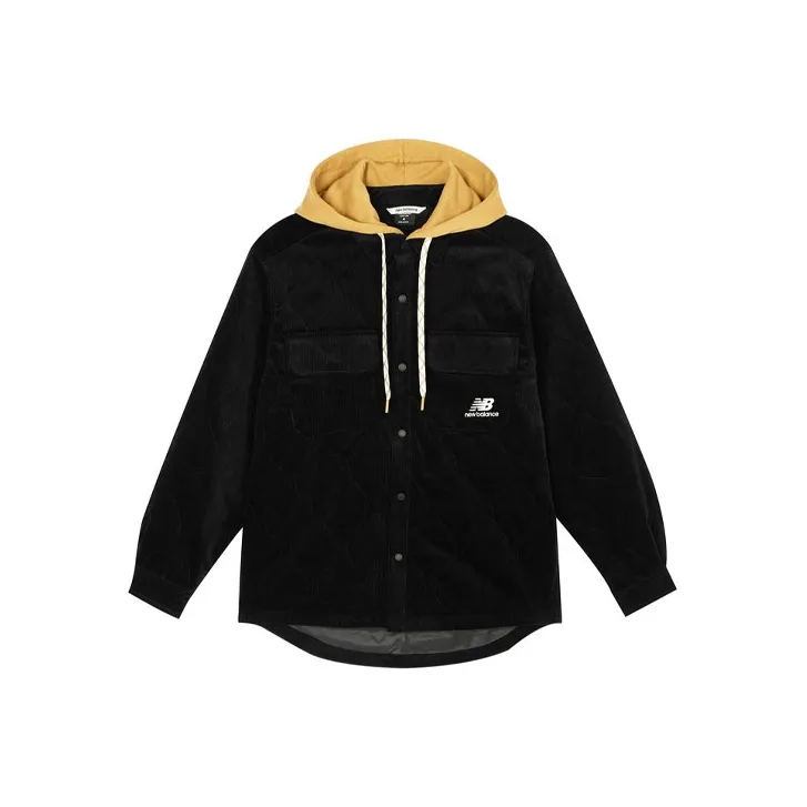 New Balance Puffer Jackets Men Black-0