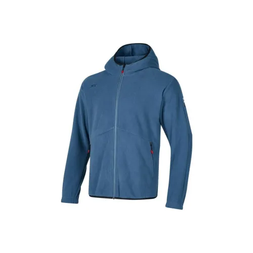 Skechers Polar Fleece Sports Lifestyle Collection Jacket Men's Copenhagen Blue