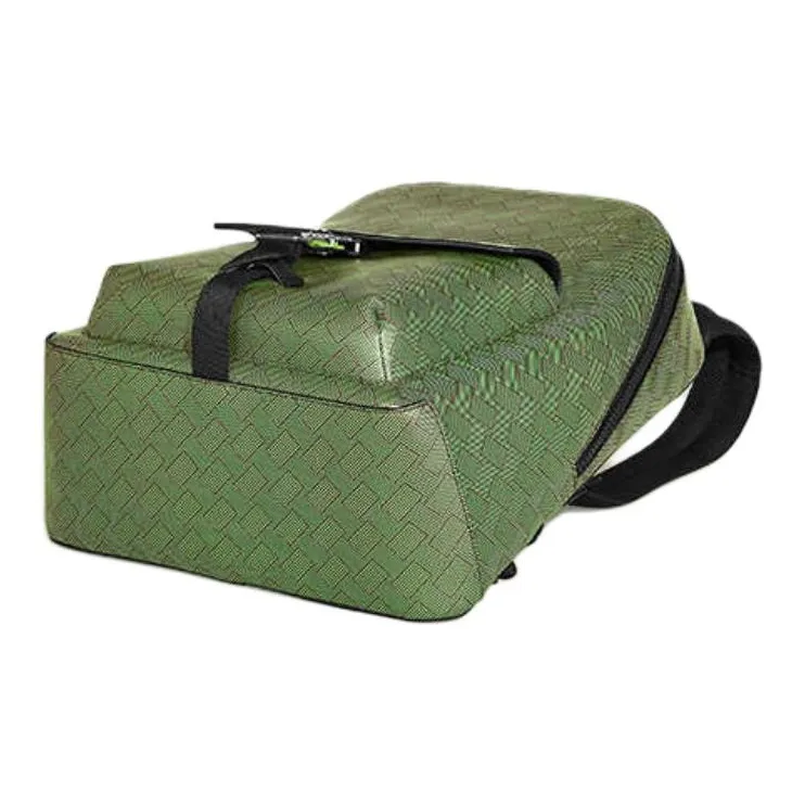 MONTBLANC Stylish 3.0 Cow Leather Backpack Regular Unisex Lime Green-2