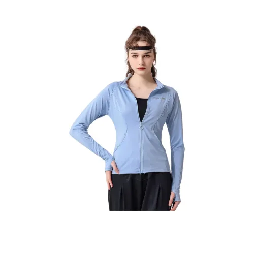 Barbie Yoga Jackets Women's Blue