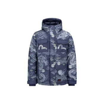 EVISU Puffer Jackets Men Multicolor