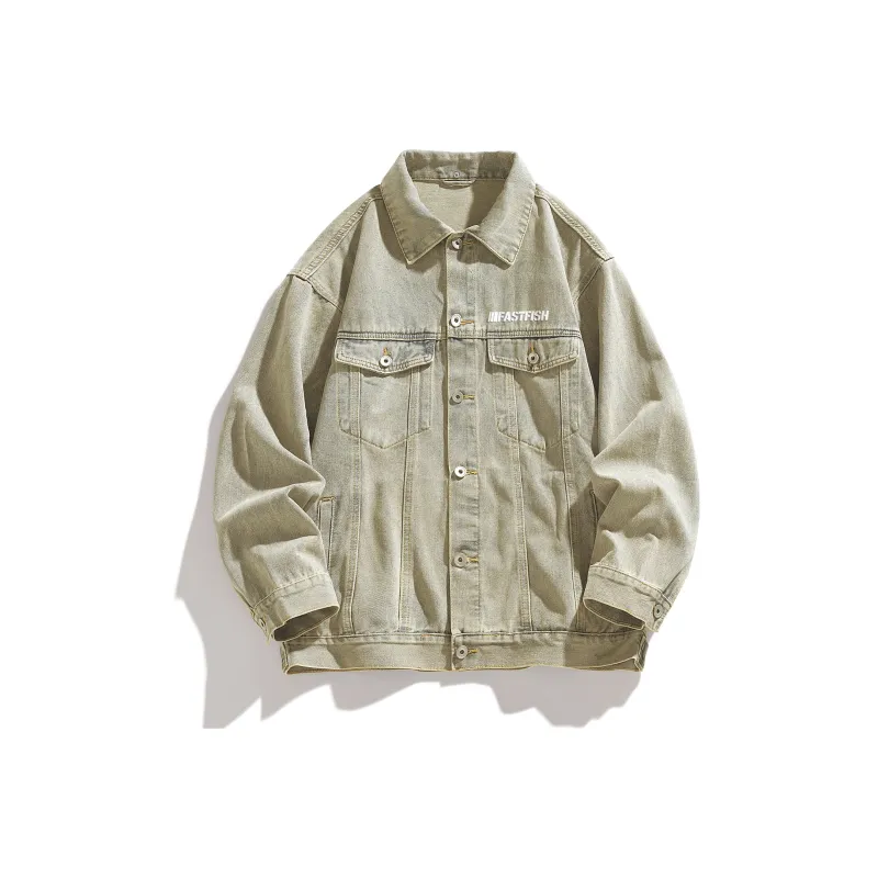 FASTFISH Denim Jackets Unisex-14