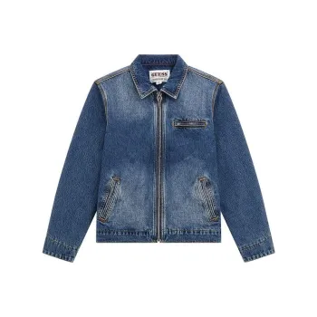 GUESS Denim Jacket Men's Dark Blue