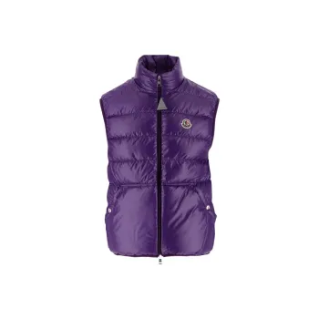 Moncler Aube Series Vests Men Purple