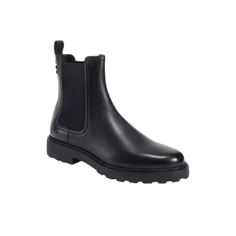 BALLY Ankle Length Chelsea Boots Men's Black-1