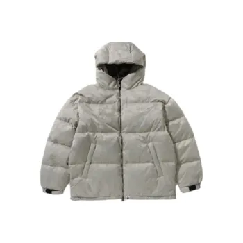 A BATHING APE Solid Camo Jacquard Down Jacket