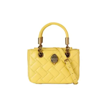 Kurt Geiger London Leather One Shoulder Handbag Mini Women's Yellow