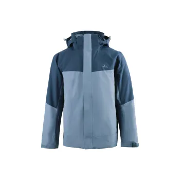MOBI GARDEN Water-Resistant Windproof Wear-Resistant Warm Cold-Resistant Windbreaker Jacket Men's Cobalt Blue