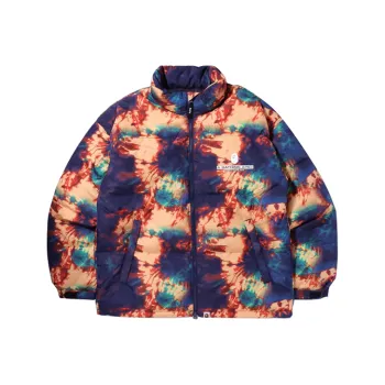 A BATHING APE Tie Dye Loose Fit Down Jacket