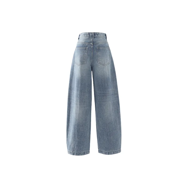 ZXZA Jeans Women's Vintage Blue-1