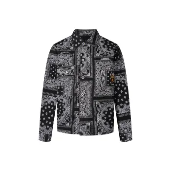 Automobili Lamborghini Denim Jacket Unisex Black