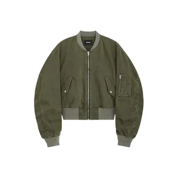 WE11DONE Zip up Sleeve pocket Bomber Jacket