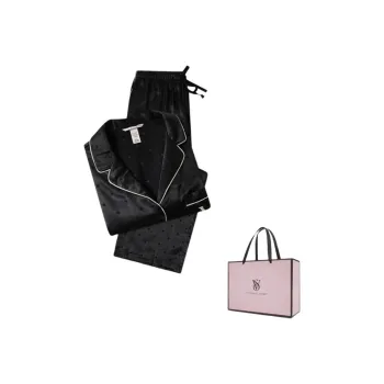 Victoria's Secret Pajama Set Women's Black