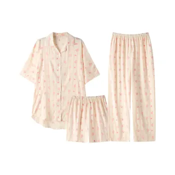 WANANNI Pajama Set Women's Apricot Yellow