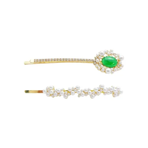 VERENA REINE Faux Pearl Hair Clips Women's