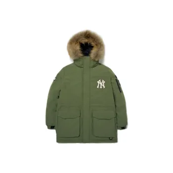 MLB Base Logo Down Jackets Unisex Green