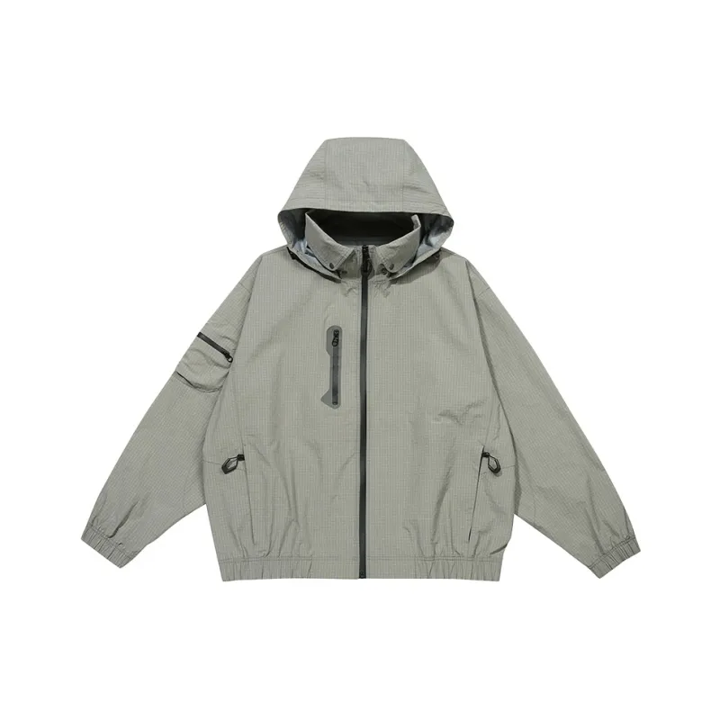 SET FUNS Water Resistant And Moisture Wicking Windbreaker Jacket Spring And Autumn Season Unisex-0