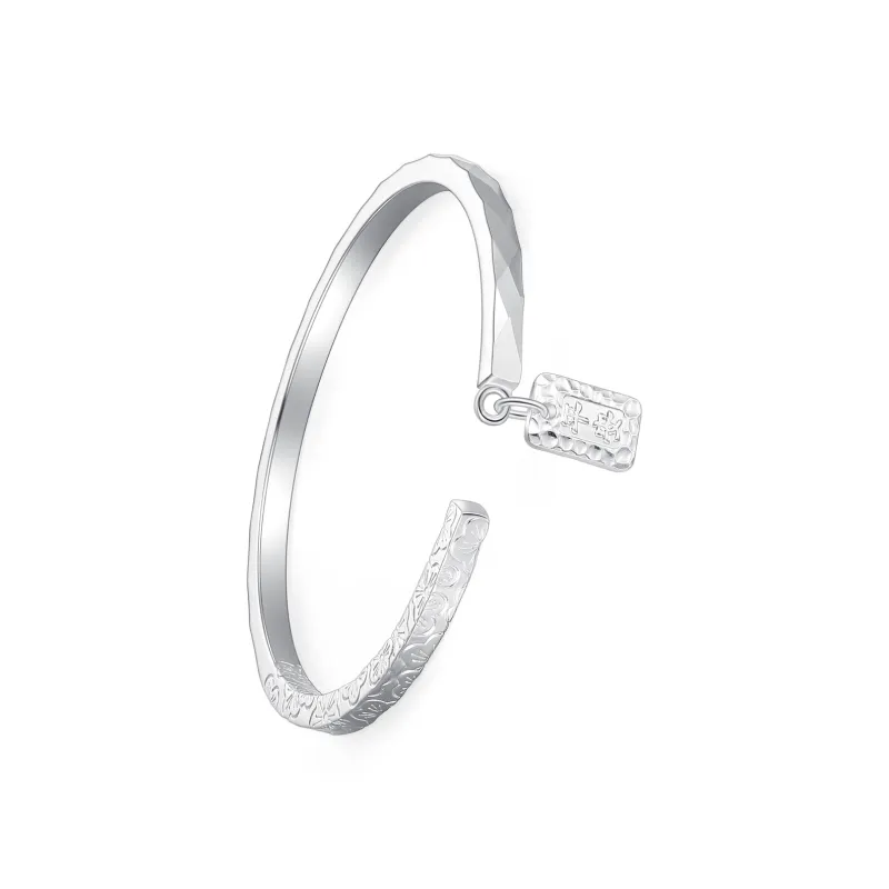 Nine Music 999 Fine Silver Bangles Unisex-0
