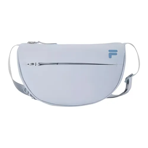 FILA FUSION Fabric Shoulder Bag Mini Unisex Satin Gray Blue