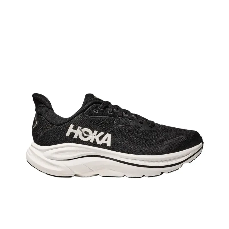 HOKA ONE ONE Clifton 10 Black White Women's-1