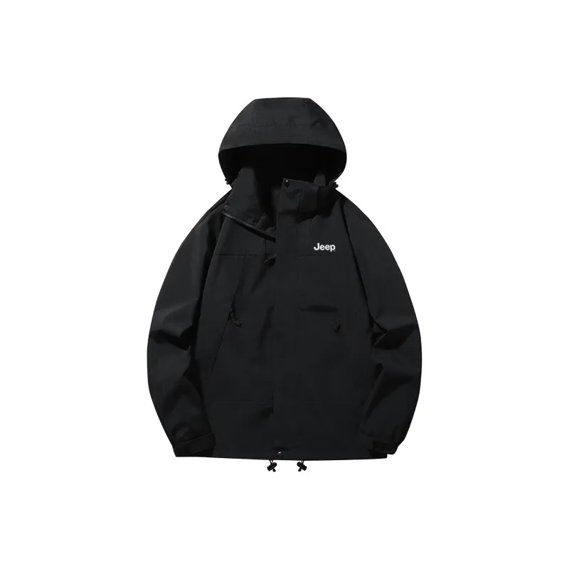 Jeep Water Resistant Windproof Breathable Warm Windbreaker Jackets Unisex-0