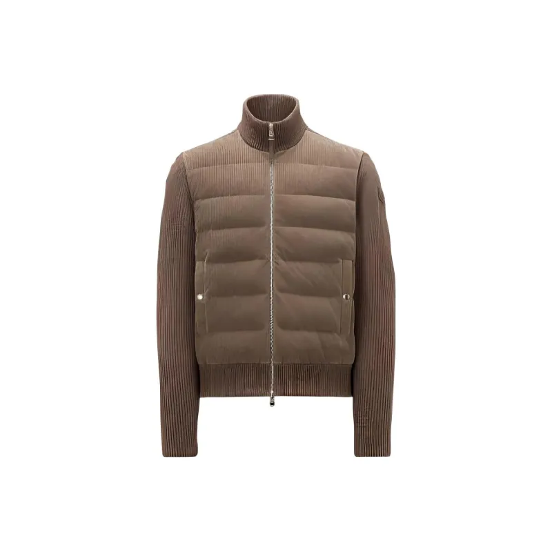 Moncler Down Jacket Men's Brown-0