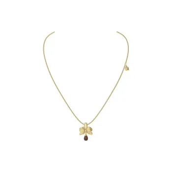 GOOGMO 18K Gold Plated Copper Necklaces Women's