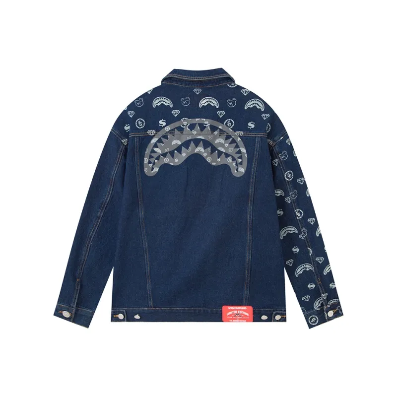SPRAYGROUND Denim Jacket Unisex-3