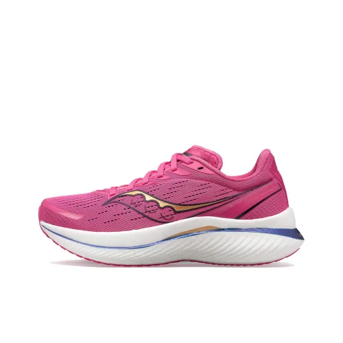 Saucony Endorphin Speed 3 Anti Slip Wear Resistant Low Top Running Shoes Women's Pink