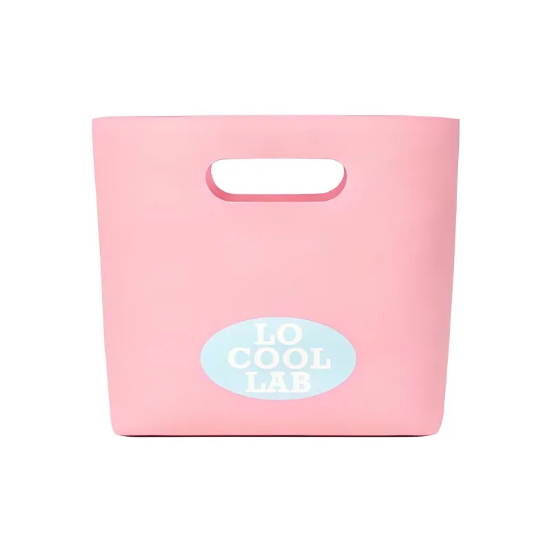 LOCOOLLAB Calfskin Shoulder Bag Women's Pink-0