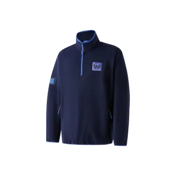 NBA Stand Collar Jacket Unisex Navy Blue