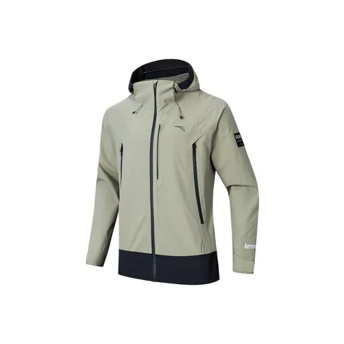 ANTA Variety Training Collection Windbreaker Jackets Men Dry Olive