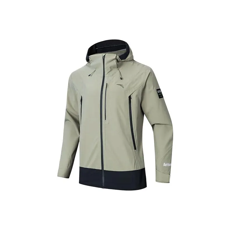 ANTA Variety Training Collection Windbreaker Jackets Men Dry Olive-0