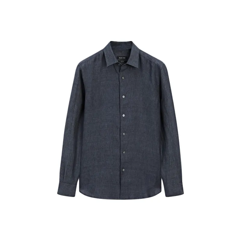 Massimo Dutti Shirt Men's Washable Blue-0