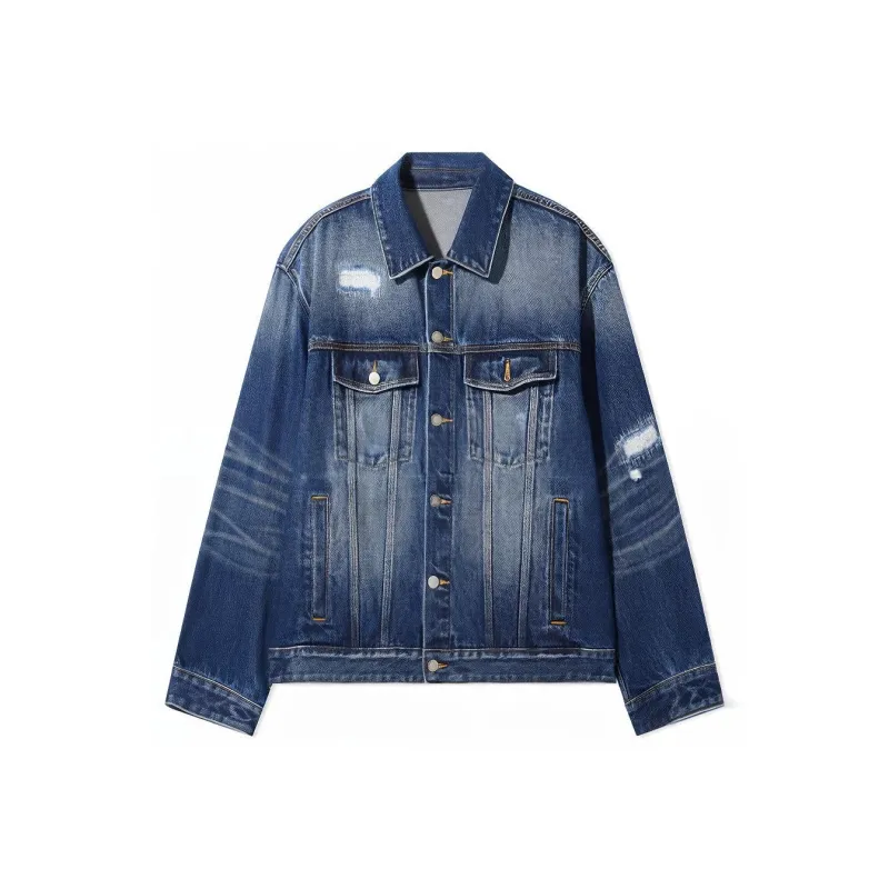 Cabbeen Jackets Coats Men's Cerulean-0