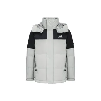 New Balance Down Jacket Winter Men's Light Gray