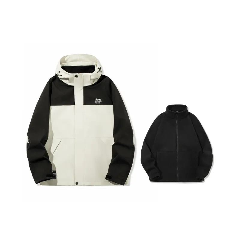 Jeep Windbreaker Jacket Trench Coat Unisex-60