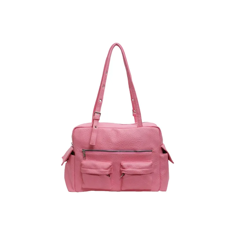 Wenpercy PU Shoulder Bag Regular Unisex Multicolor-3